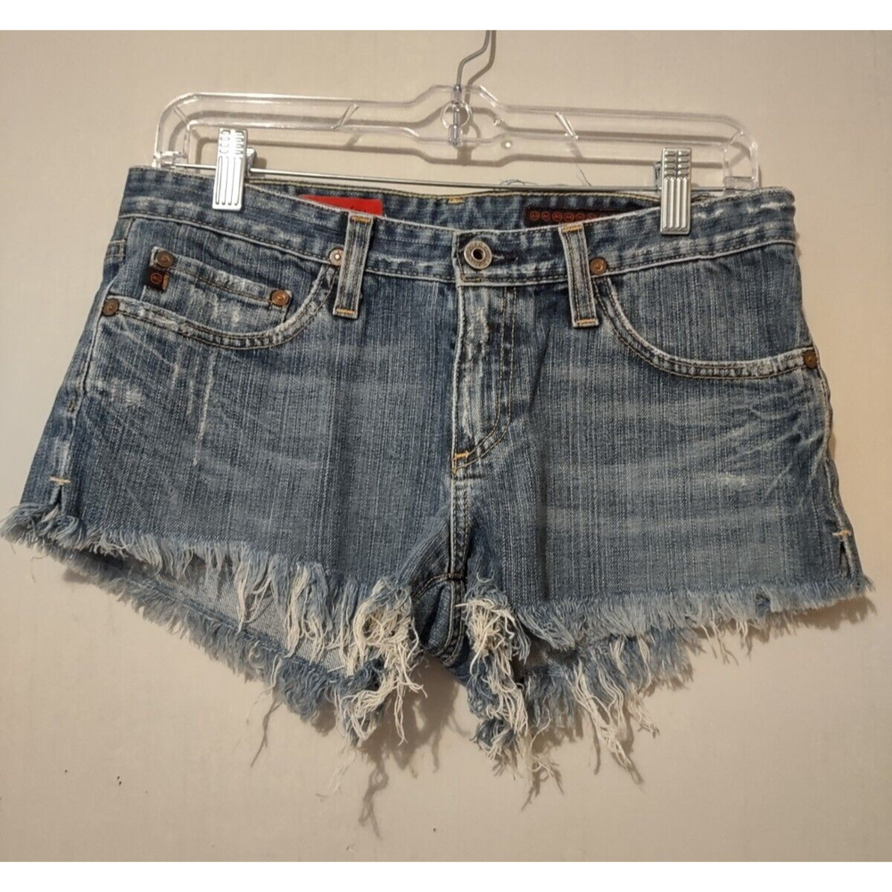 Adriano Goldschmied The Daisy Denim Cut Off Shorts Size 28 Y2K